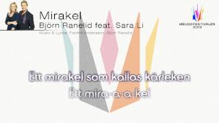 Björn Ranelid feat Sara Li quotMirakelquot [upl. by Neztnaj]