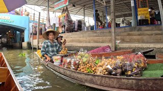 Damnoen Saduak floating market Bangkok Thailand [upl. by Greenwald40]