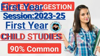 D El Ed Child studies suggestion session 202325।D El Ed suggestion।D El Ed merit list। [upl. by Nirehtac]