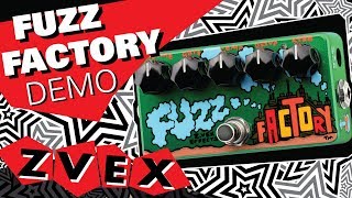 ZVEX Fuzz Factory demo video by Zachary Vex [upl. by Venator]