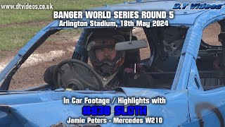 Sloth 838  Arlington BWS 2024  Banger Racing  Highlights [upl. by Alamaj]