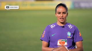 Brazil women football live interview [upl. by Syl258]