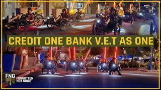 Credit One Bank Vet As One TeamBuilding 🚴‍♂️Ride StigmaFree with FNG [upl. by Hnirt397]