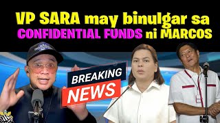 VP SARA may binulgar sa CONFIDENTIAL FUNDS ni MARCOS [upl. by Parthen]