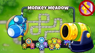 Monkey Meadow Double HP Moabs Guide  No Monkey Knowledge  BTD 6 2023 Updated 4K [upl. by Lord553]