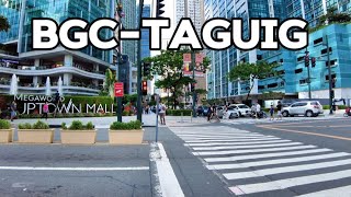 BGC  Taguig City Walking Tour  Bonifacio Global City [upl. by Ecire]