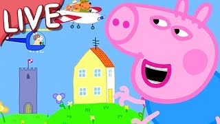 🔴 Giant Peppa Pig and George Pig LIVE FULL EPISODES 24 Hour Livestream [upl. by Ewen435]