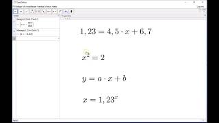 Ligninger i Geogebra [upl. by Nybbor737]