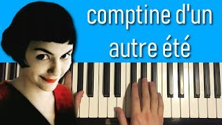 Comptine dun autre été Piano Tutorial Lesson [upl. by Irolam170]