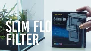 The Best Nano HOB Aquarium Filter Dymax Slim Flo Easy Setup [upl. by Lauzon]