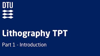 Lithography tool package training 1 – Introduction [upl. by Kieger511]