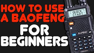 Baofeng UV5R For Beginners  Quick Start Guide amp UV5R Basics Buttons Menus amp Saving A Channel [upl. by Marve]