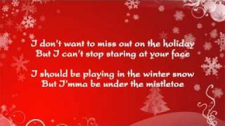 Justin Bieber Mistletoe  Christmas Song with Lyrics on Screen [upl. by Jaret]