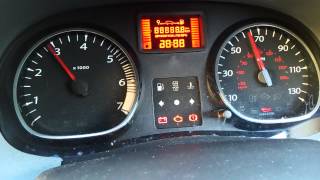 Dacia Duster 2013 Dash Selftest [upl. by Aicinoid]