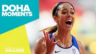 JohnsonThompson wins Heptathlon Gold  World Athletics Championships 2019  Doha Moments [upl. by Maleeny]