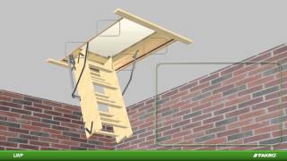 LWP LWSP Fakro Attic Ladder Instructional Video [upl. by Aicilat]