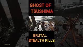 BRUTAL STEALTH KILLS  GHOST OF TSUSHIMA [upl. by Kape665]