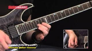 Synyster Gates Style Quick Licks Solo Performance With Andy James Licklibrary [upl. by Undry]