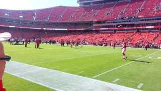 Kansas City Chiefs PreGame Sideline Visit [upl. by Pendergast116]