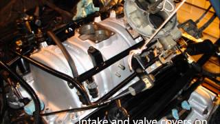 Dodge Ram Van Magnum V8 motor installation [upl. by Frasch572]