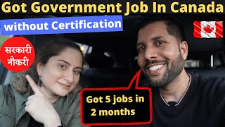 Government job in Canada for New Immigrants  High Paid Jobs in Canada without certification [upl. by Yrakaz]