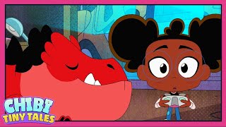 Marvels Moon Girl and Devil Dinosaur Chibi Tiny Tales  Lunella Puts it Together  disneychannel [upl. by Rigby]