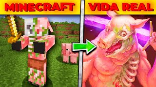 Mobs do Minecraft na Vida Real [upl. by Nnyltiak]