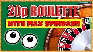 20p Roulette with MAX SPIN BAR BETS [upl. by Malvia]