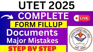 UTET 2024 Application Form  UTET Registration 2024 How To Fill UTET 2024 Application Form [upl. by Ayanaj]