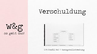 RampS 9 Zwangsvollstreckung  1 Verschuldung [upl. by Darreg]