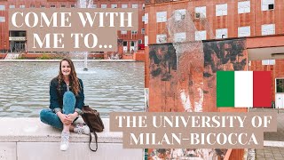 ONE DAY AT THE UNIVERSITY OF MILANBICOCCA  STUDY ABROAD IN ITALY [upl. by Burns253]