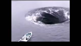 Biggest whirlpool recorded 😱😱😱 scary whirlpool ocean [upl. by Eelra618]