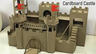 Cardboard castle model making  Cardboard fort making  DIY castle  DIY fort model  DIY project [upl. by Edyak]