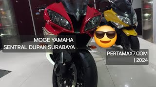 Blusukan Dealer Yamaha Sentral Dupak Surabaya Ada Moge VMAX R6 dan Tmax yamaha vmax tmax r6 [upl. by Inerney]