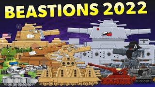 Tank BEASTION 2022  All series plus bonus  Cartoons about tanks [upl. by Shirline832]