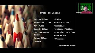 Screenwriting is Genre Conventions [upl. by Hcab]