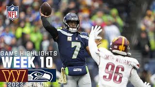 Washington Commanders vs Seattle Seahawks  2023 Week 10 Game Highlights [upl. by Sarajane366]