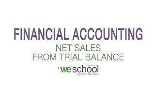 Learn What is Net Sales amp Income Statement  PGDM in Finance Management from WeSchool [upl. by Aicekan]