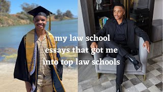 reading my law school essays that got me into top law schools [upl. by Akcinahs]