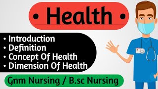 Health Definition  Health Definition In Hindi  Dimension Of Health  NursingNotes20 [upl. by Pavyer]