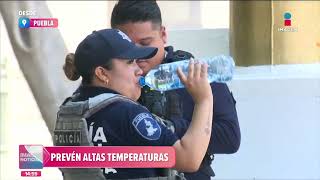 Puebla reciente la ola de calor  Noticias con Crystal Mendivil [upl. by Ykcaj]