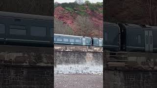 Sprinter at the dawlish sea wall railway trains train dawlish railways [upl. by Noryt367]