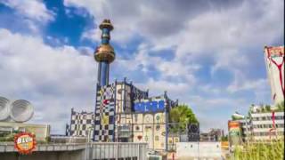 Spittelau Vienna Time lapse  4K [upl. by Bolte319]