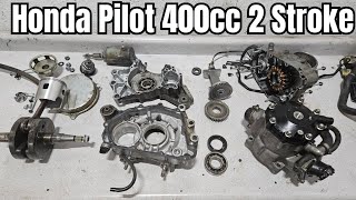 1989 Honda Pilot FL400r Engine Rebuild Part 2 [upl. by Anileve]