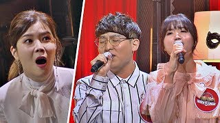 일동 기립 다시 봐도 소름 돋는 등장 린LYn의 시간을 거슬러♬ 히든싱어5hidden singer5 13회 [upl. by Acirred]