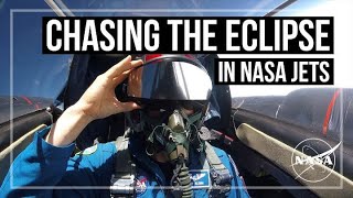 Chasing the 2024 Total Solar Eclipse With NASA Jets [upl. by Anahsak]