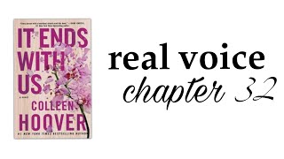 it ends with us audio book  chapter 32 real voice [upl. by Melitta62]