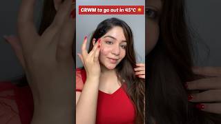 GRWM to go out in 45°☀️ using tinted sunscreen glow glassskin [upl. by Jasper]