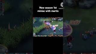 Martis miniac new season mobilelegends mlbb [upl. by Briney]