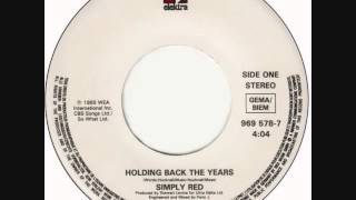 Simply Red  Holding Back The Years Dj quotSquot Rework [upl. by Oloapnaig383]